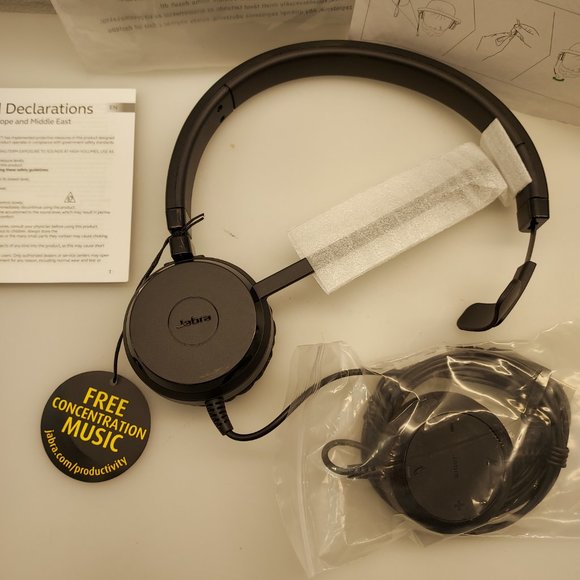 JABRA EVOLVE 20 SE HSC016 MONO NOISE CANCELLING HEADPHONES/HEADSET 4999-823-309 - Picture 6 of 8